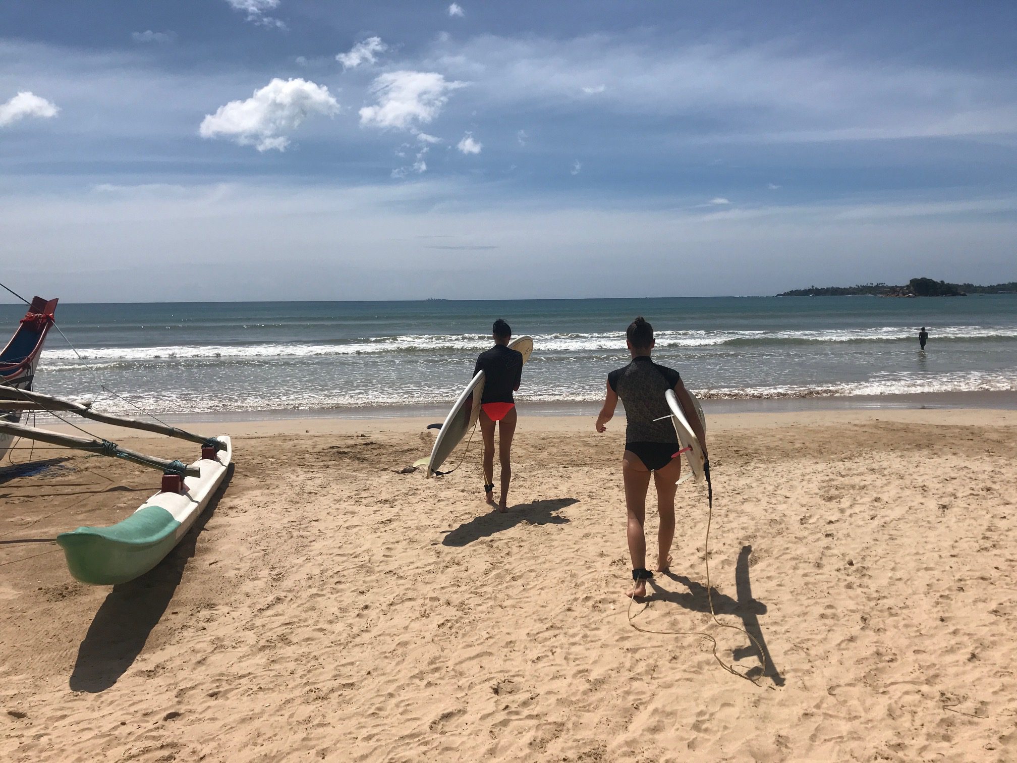 Srí Lanka Welligama surfing